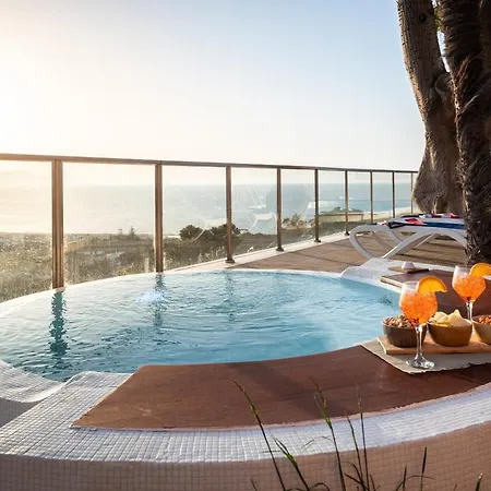 Vista Mare Con Piscina Riscaldata A Trappeto *