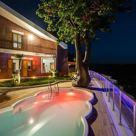 Vista Mare Con Piscina Riscaldata A Trappeto Балестрате