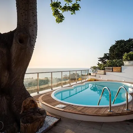Вилла Vista Mare Con Piscina Riscaldata A Trappeto *