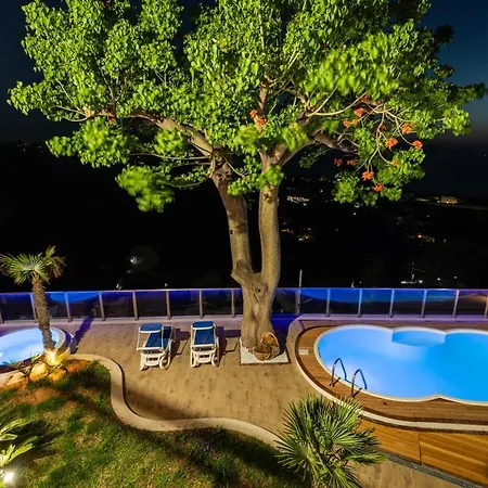Vista Mare Con Piscina Riscaldata A Trappeto Балестрате
